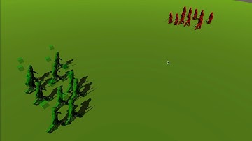 Low Poly RTS Combat game in in unity