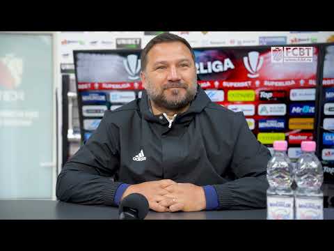 Marius Croitoru înainte de partida de baraj dintre FCSB și FC Botoșani