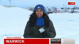 Warwick begins cleanup from snowstorm