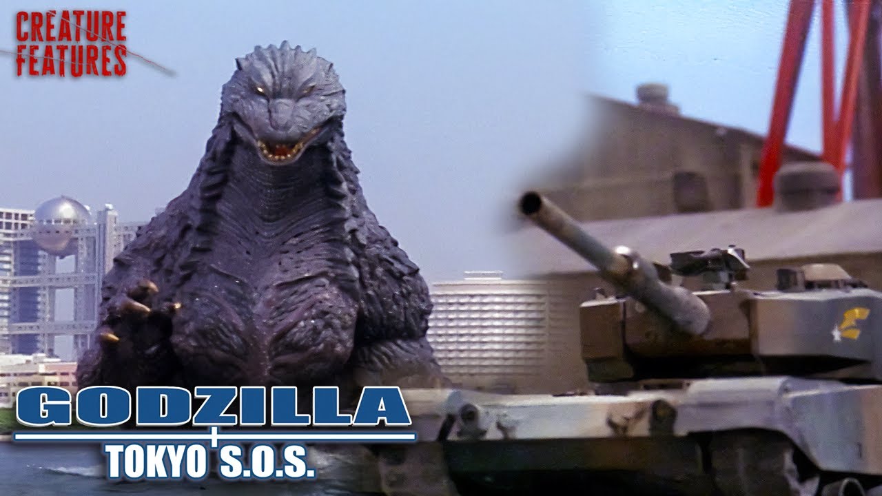 Godzilla Causes Chaos In Tokyo Godzilla Tokyo S.O.S Creature