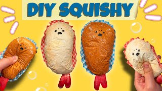 Cute DIY Shrimp Squishy Tutorial | No Foam Needed