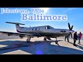 Full Flight: Boutique Air PC-12 Johnstown, PA to Baltimore (JST-BWI) ~ 2nd ed.