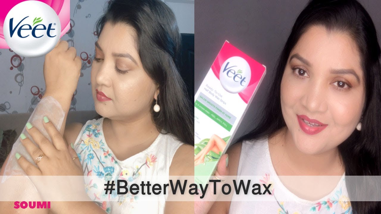 How to wax at home | SALON SMOOTH FINISH with VEET READY TO USE WAX STRIPS