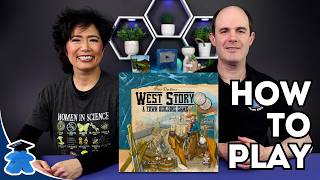 West Story : A Town Building Game - How to Play+Variant. Concise Clear, Complete Board Game Tutorial screenshot 1