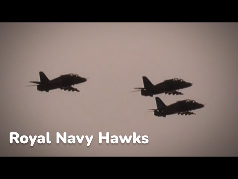 Royal Navy Hawks - Retirement Flypast - Portsmouth