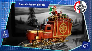 Crafting Majestic Santa's Steam Sleigh: A DIY Rendition of Or Taieb's Handdrawn Inspiration!