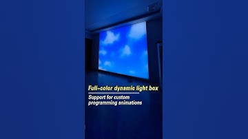 Full-color dynamic light box, light box animation and size support customization.