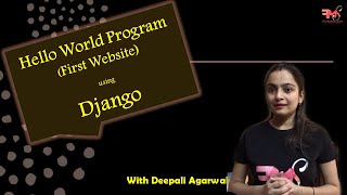 #4 Hello World Program in Django | First Django Website | Hindi
