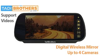 Installing a Digital Wireless RV Backup camera system with Clip-On Mirror