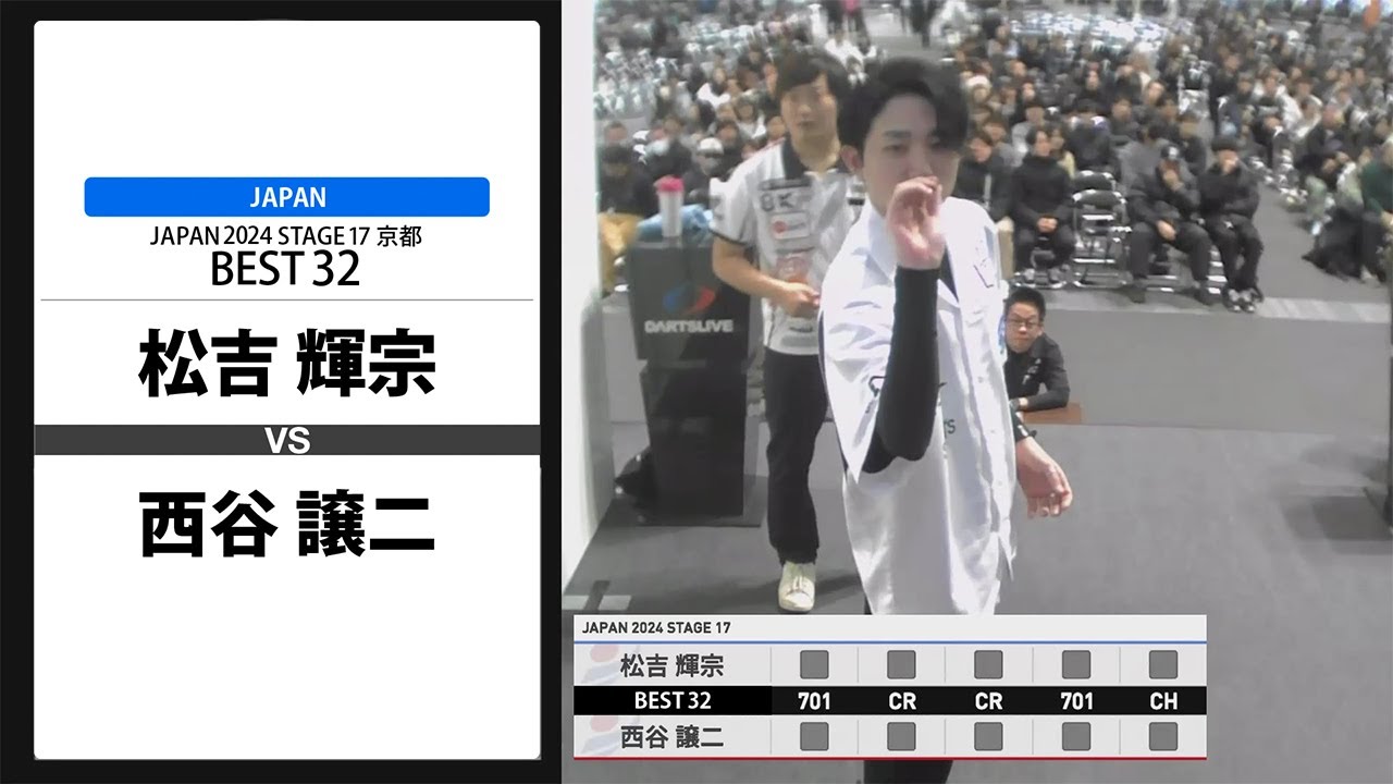松吉 輝宗 VS 西谷 譲二】JAPAN 2024 STAGE17 京都 BEST32 - YouTube