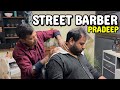 Taking Intense Head Massage By Indian Street 💈Barber #ASMR #sensoryoverload #relaxation