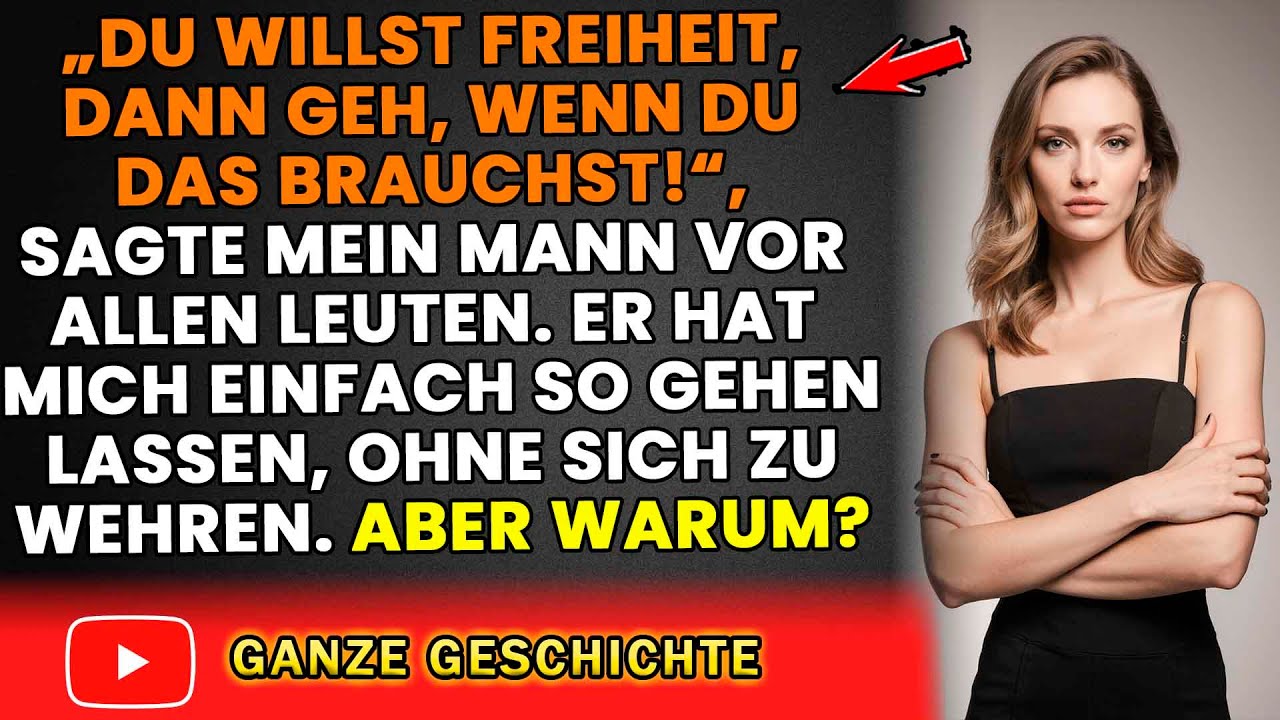 Mein Mann hat mich vor allen Leuten gedemütigt und aus dem Haus geworfen! Warum hat er das getan?