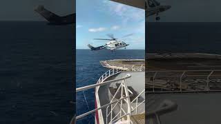 Helicopter landing on offshore ship Skandi Buzios #brasil #oil #offshore #helicopter #brazil #gas