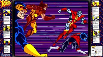 X-Men Arcade Game - Intro Opening