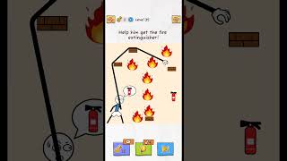 Thief puzzle level 35 Help him get the fire 🔥 extinguisher ! #2023 #gaming #games #shorts