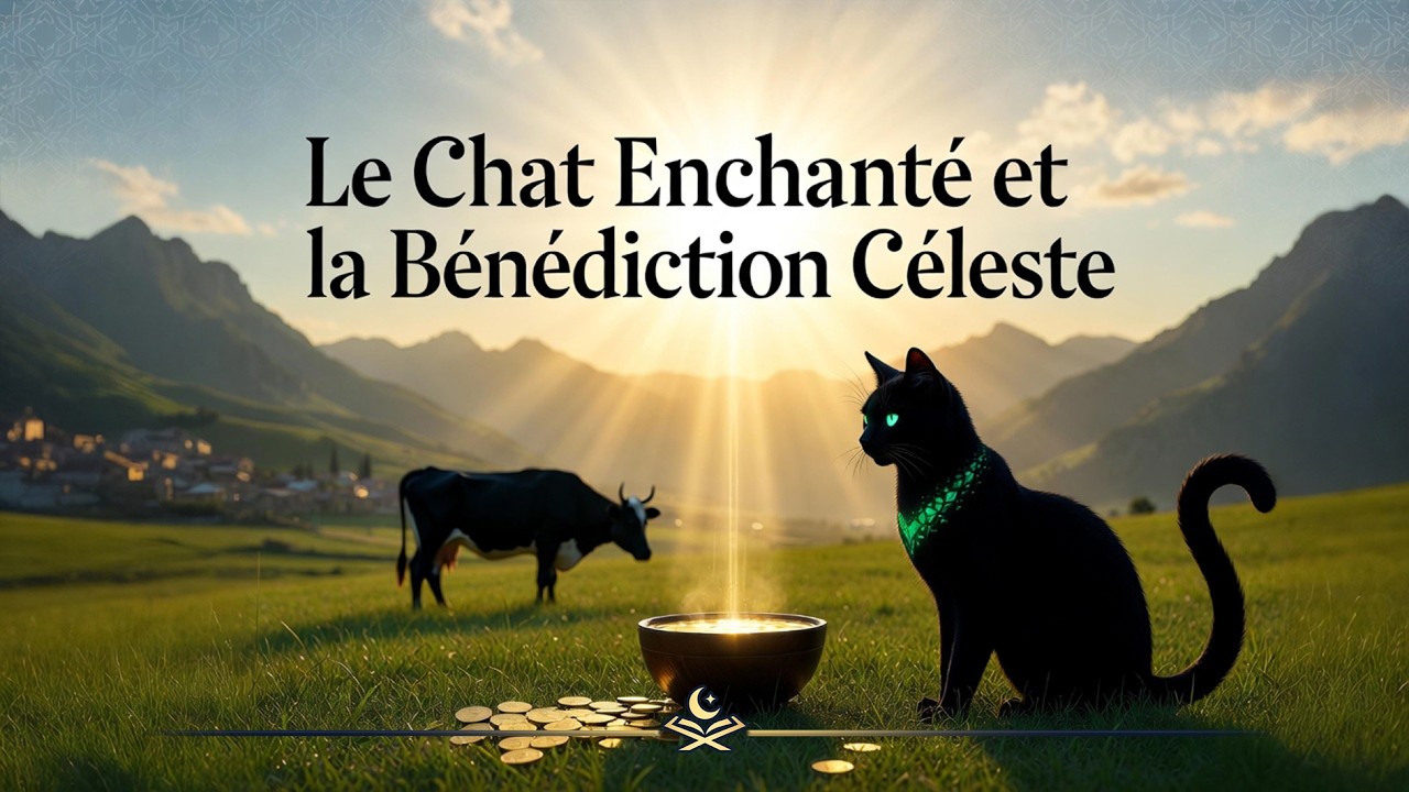 Le Chat Enchanté et la Bénédiction Céleste ✨  Générosité, Foi & Miracles d’Allah