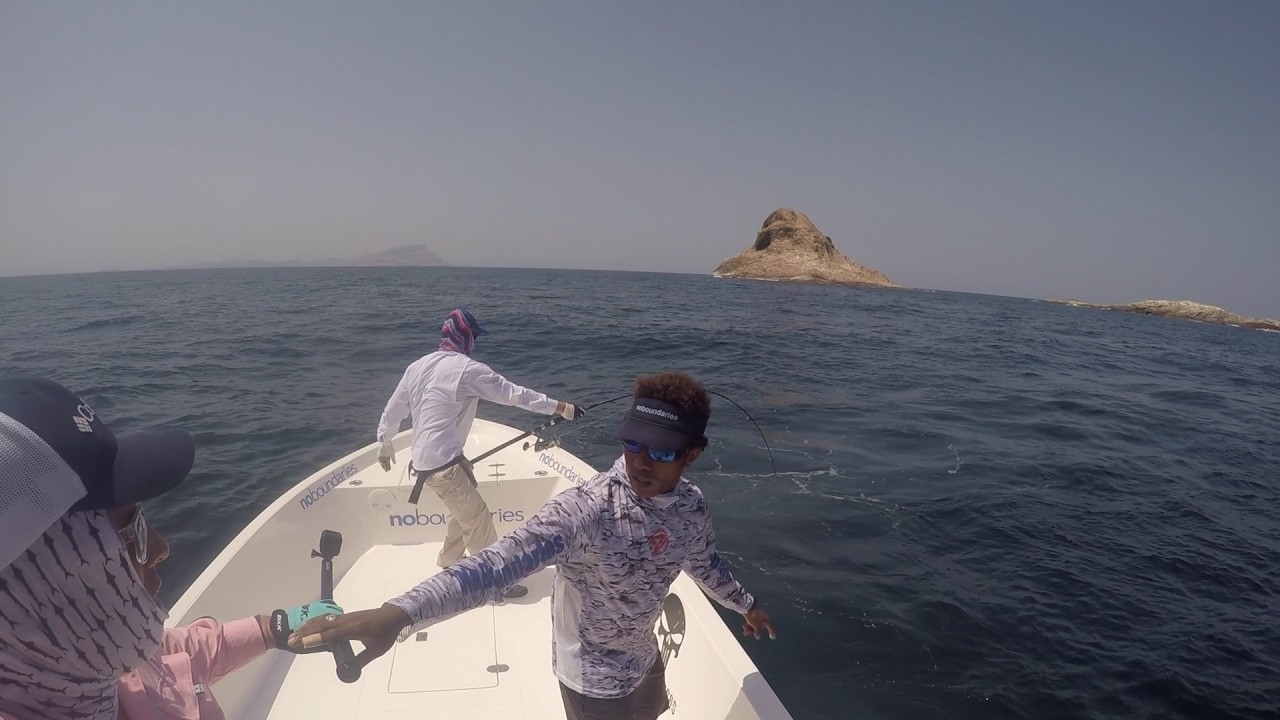 Alacati Big Fish Oman. GT Fishing, 01.03.2017 Hallaniyat Oman YouTube