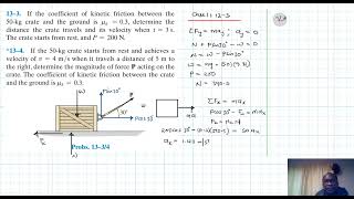 13–3 Kinetics of a Particle: Force and Acceleration (Chapter 13: Hibbeler Dynamics) Benam Academy