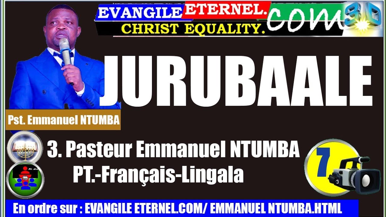 1  Evangile Eternel  Com EN PT🎥 3 1 13 JERUBAALE 1  EMMANUEL NTUMBA  7🎥 li Fr