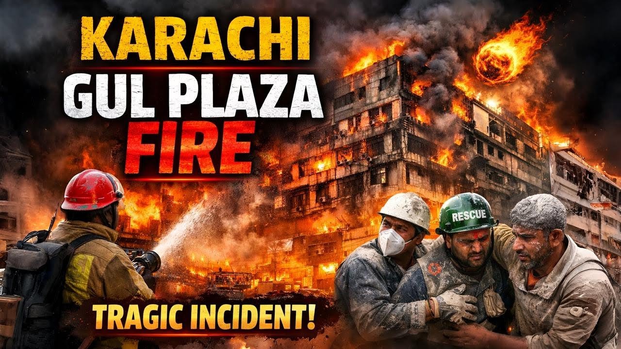 karachi gul plaza fire - YouTube
