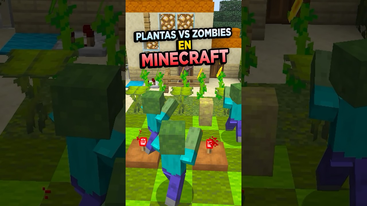 Plantas VS Zombies en Minecraft