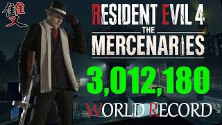 Resident Evil 4 Remake Mercenaries - 3,012,180 Leon Pinstripe Docks S++ | World Record Strategy