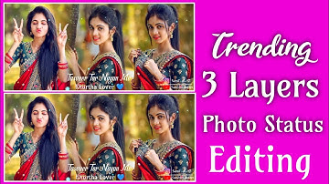 3 Layer Photo Video Editing Alight Motion Status Editing Khortha Lyrics Status Editing Khortha Love