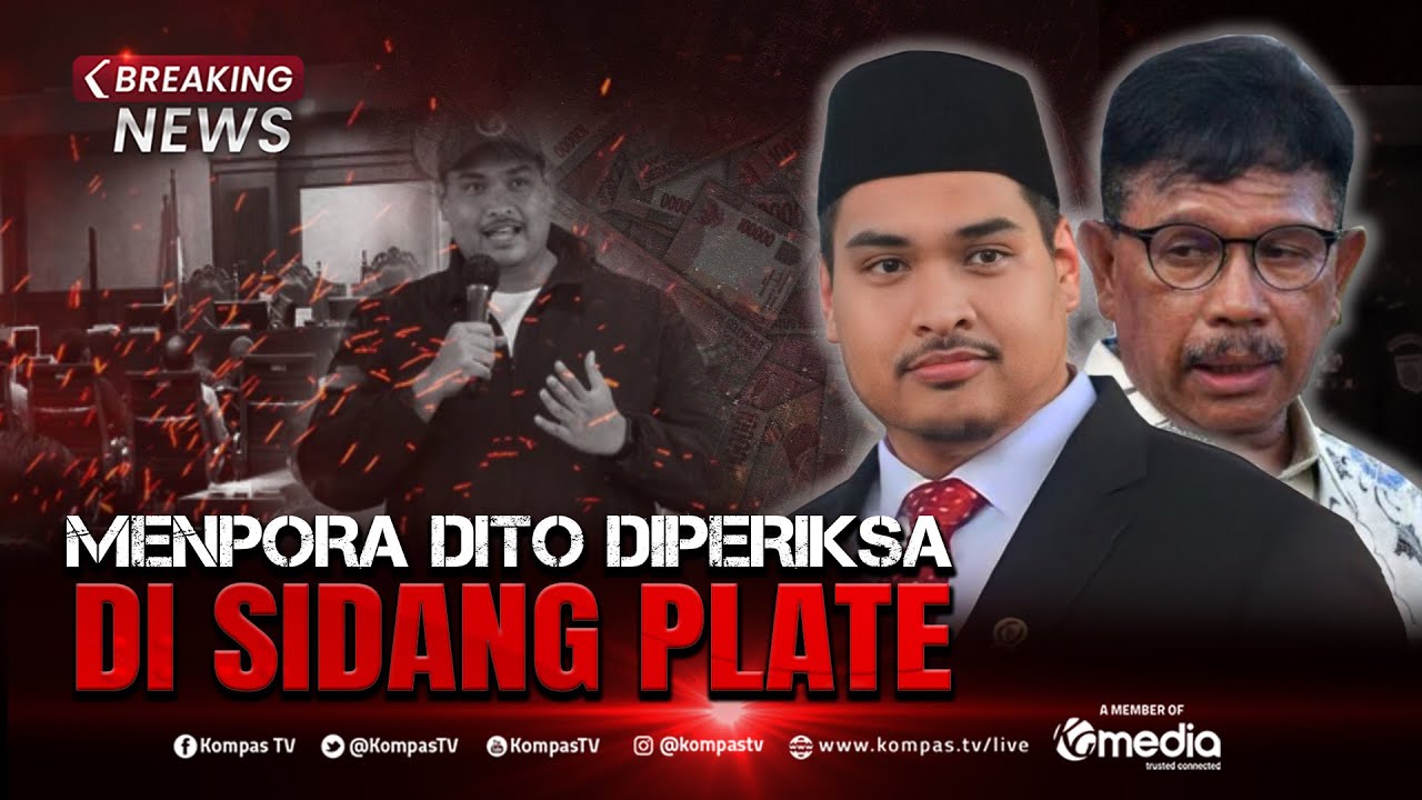 BREAKING NEWS - Menpora Dito Ariotedjo Jadi Saksi di Sidang Johnny G Plate Kasus Korupsi BTS Kominfo