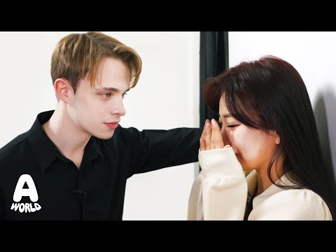 Korean Girls Meet Handsome Guy Model
