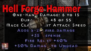 D2R Unique Items - Hell Forge Hammer (Quest Item)