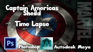 Autodesk Maya - Speed Modeling - Captain Americas Shield