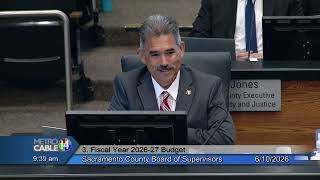 Board of Supervisors Budget Meeting 6/10/26 screenshot 1