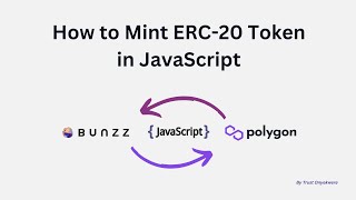 Mint an ERC20 Token on the Polygon Network Using JavaScript.