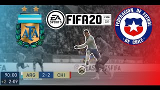 PARTIDO DE FIFA INFARTANTE [ARGENTINA 3-2 CHILE] @Matesalva