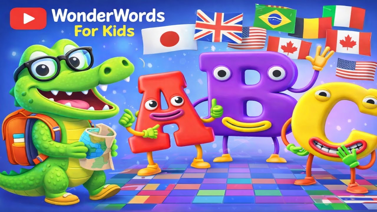 Countries of the World ABC Song 🌍 | Learn Phonics A–Z for Kids ...