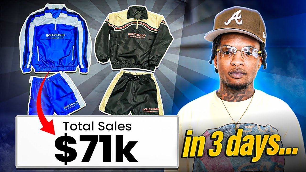 How He Made  71 000 In 3 Days With His Clothing Brand