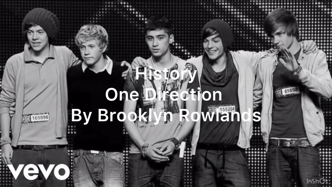 History One Direction (Lyrics Video) Brooklyn Rowlands YouTube