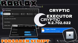 Latest Cryptic Roblox Executor V.2.702.622🔥 Android/VNG/Mac😎 | Forsaken Nyansaken Script🤩 | 
