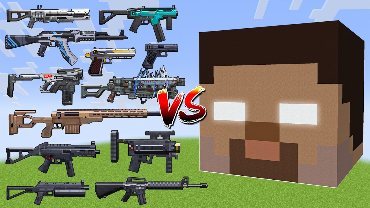 Which TaCZ Gun Is the Strongest against Herobrine ?