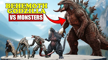 Behemoth Godzilla vs Giant Monsters | 3D Monster Size Comparison 2025