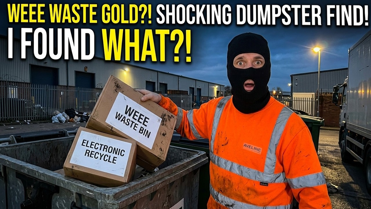 INDUSTRIAL ESTATE SKIP RAIDING😲, DUMPSTER DIVING UK