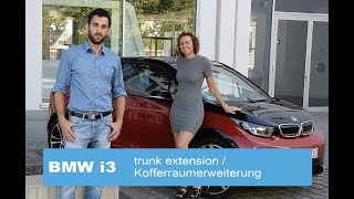 BMW i3 BEV trunk extension / Kofferraumerweiterung
