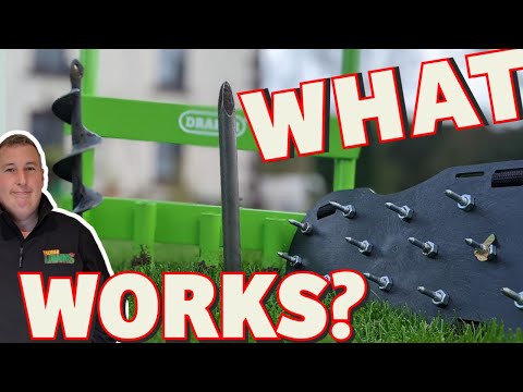 How to aerate your lawn without expensive tools | beginner DIY lawn care tips that work