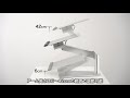 ノートパソコンアームスタンド（ガス圧・卓上設置・シルバー・耐荷重10kg） 100-NPC007