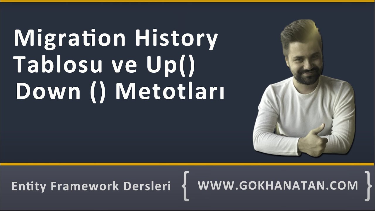 12-  Entity Framework MigrationHistory Tablosu ve Up() ,Down() metotları