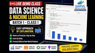 Data Science &amp; Machine Learning – Live Demo Class | Batch 1