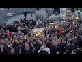 Procession des reliques des saints padre pio et lopold mandic