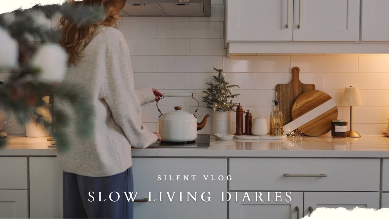 Mindful 40+ Diaries 🌧️Cozy Rainy Morning At Home | Healthy Cooking Routine [SILENT VLOG]