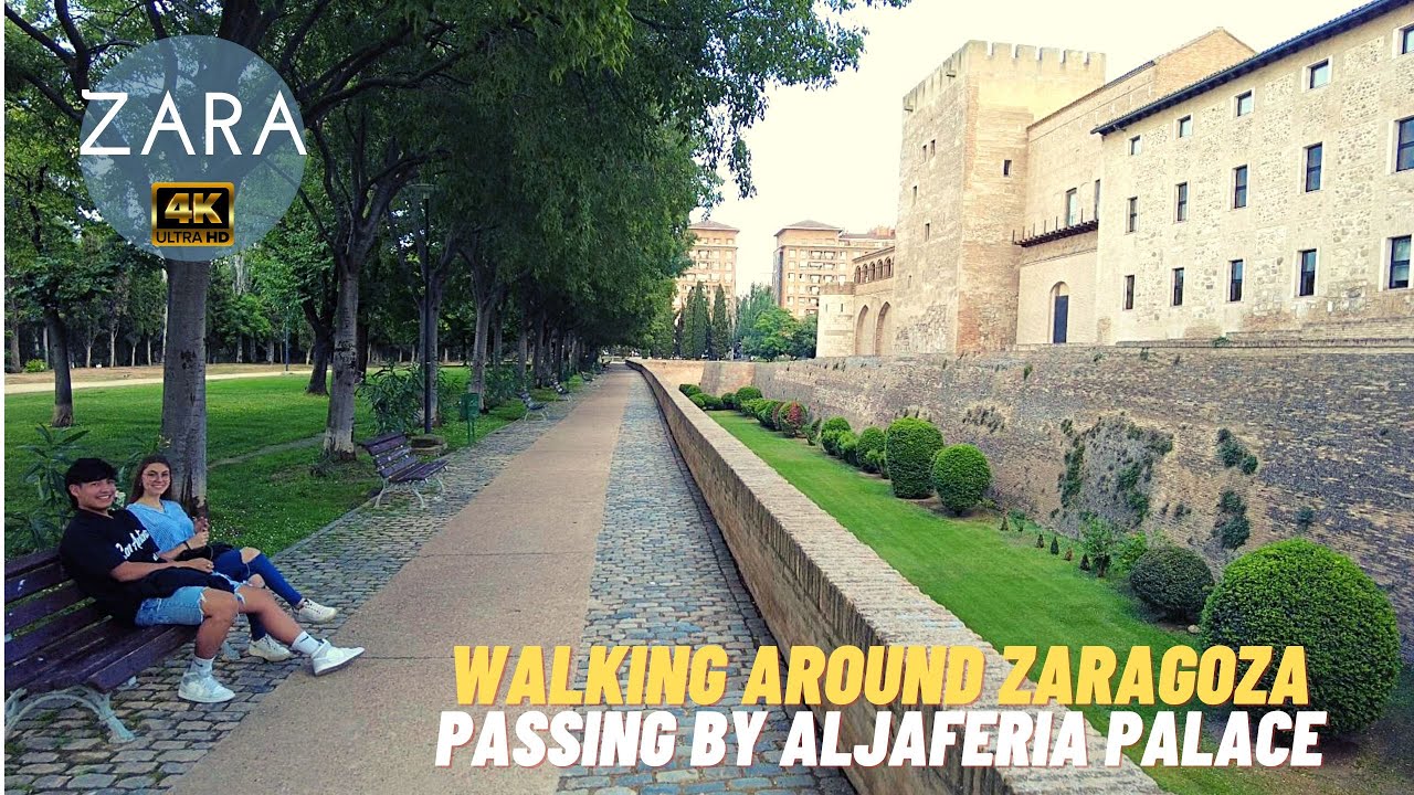 ZARAGOZA, ES - WALKING AROUND IN 4K