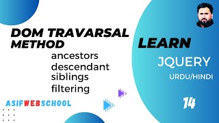 14 jQuery Ancestor Descendant Siblings Filtering Methods in pashto